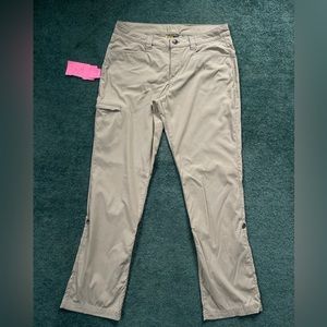 Eddie Bauer Tan Hiking Climbing Travel Pants